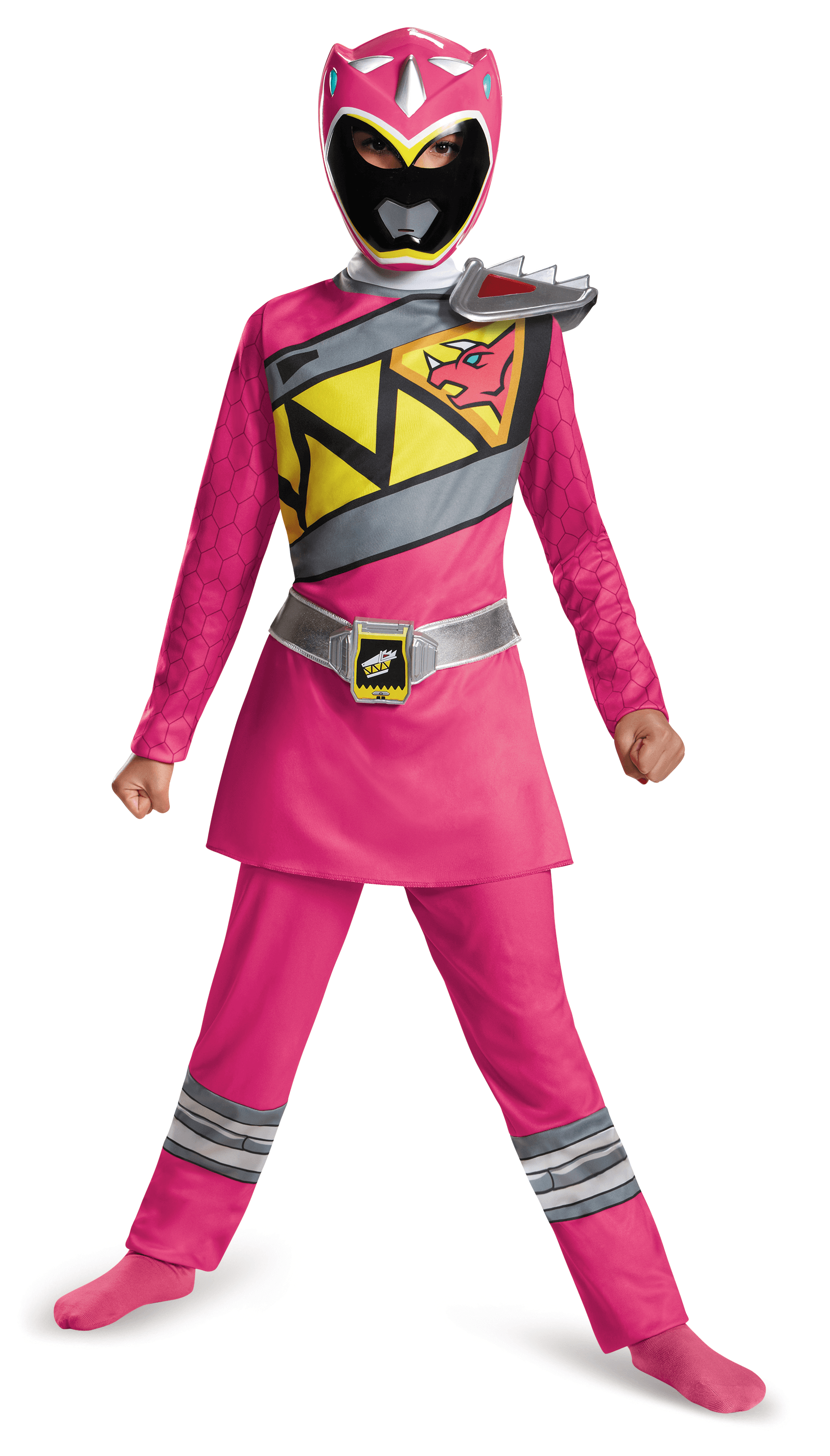 Product Includes: Dino Ranger Pink Classic costume. 